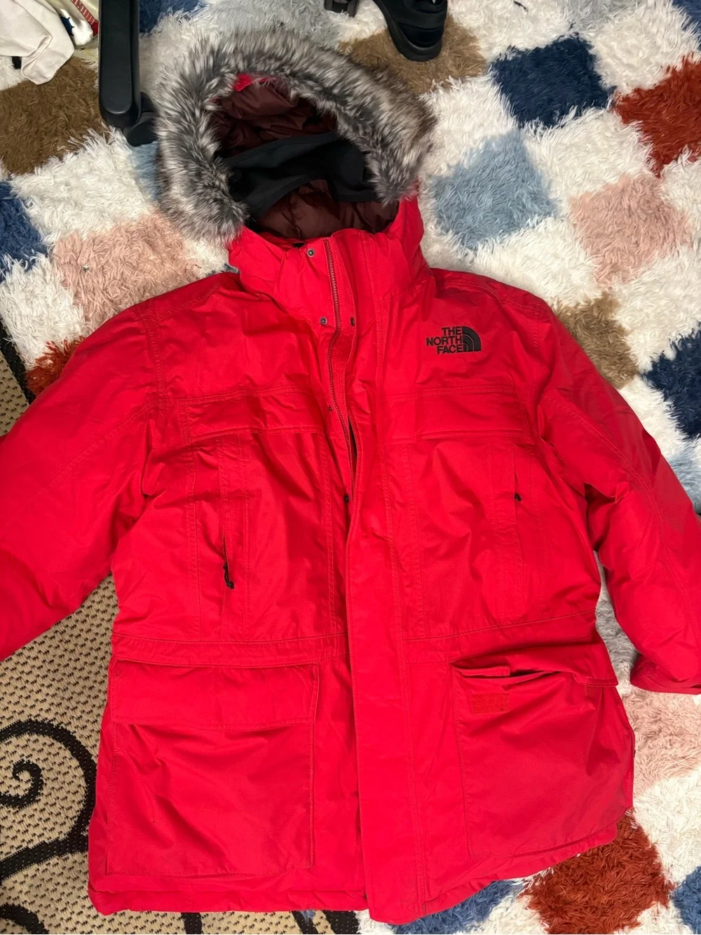 The North Face Men’s Insulated MCMURDO Parka with removable Fur Hood